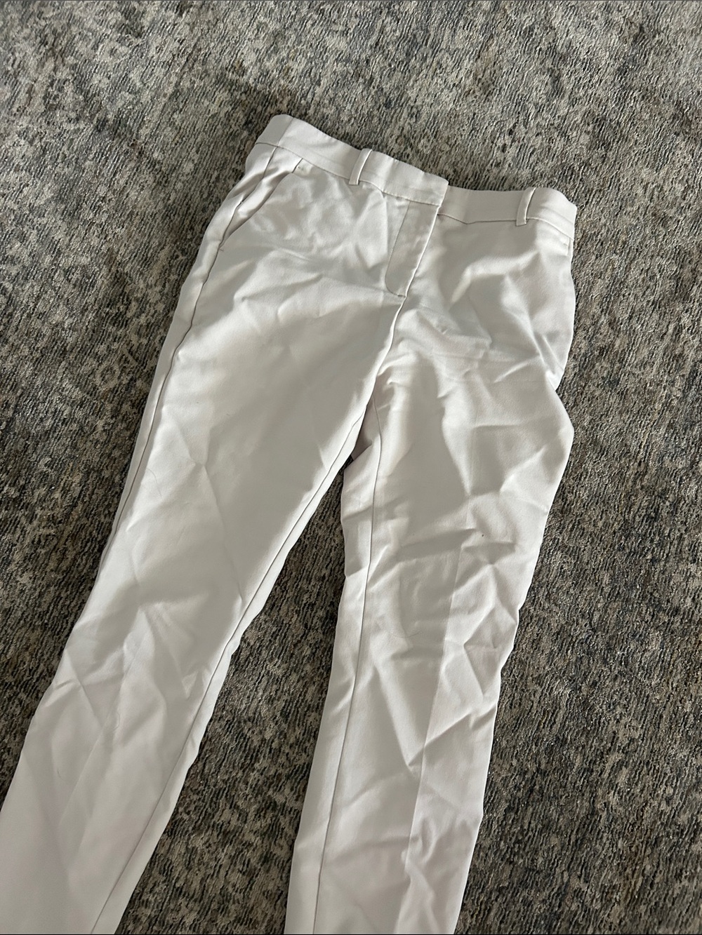 H&M Men's White Dress Pants — Slim Tailored Look